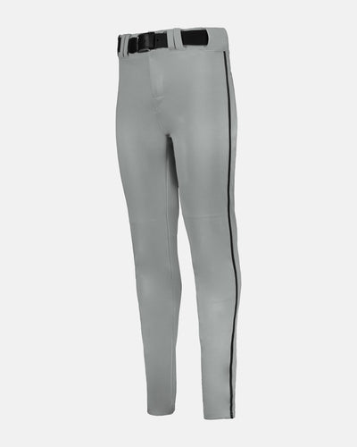 Alleson Crush Tapered Piped Baseball Pant, Dunkelgrau/Schwarz-DIAMOND PRIDE