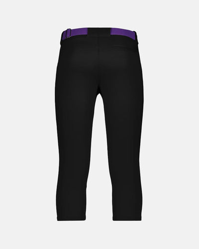 Augusta Ladies Gamer Classic Softball 3/4 Pant, schwarz-DIAMOND PRIDE