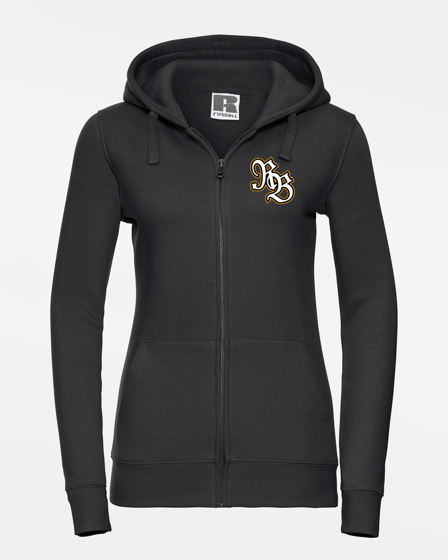 Russell Ladies Premium Heavy Zip-Hoodie "Füssen Royal Bavarians", RB, schwarz