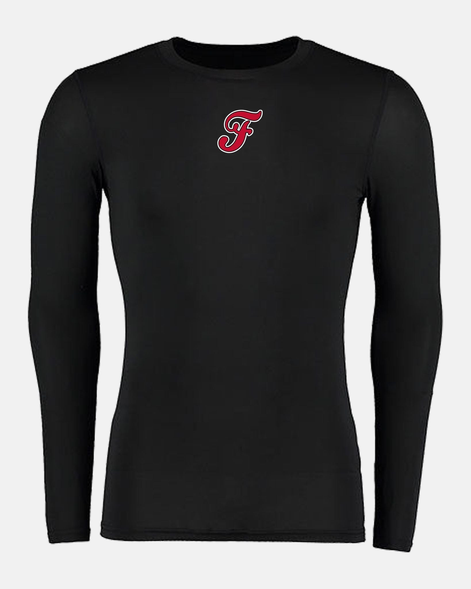 Diamond Pride Basic Compression Longsleeve Shirt "Frankfurt Eagles", F, schwarz-DIAMOND PRIDE