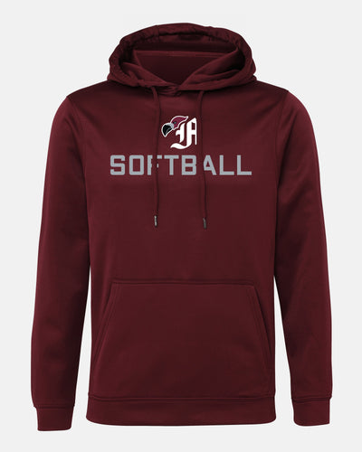 Diamond Pride Basic Functional Hoodie "Berlin Flamingos", Bird & Softball, burgundy-DIAMOND PRIDE