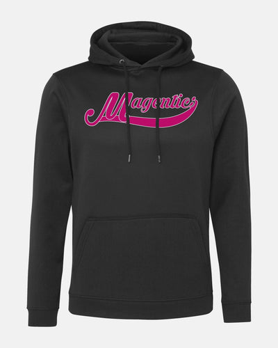 Diamond Pride Basic Functional Hoodie "Bonn Magentics", Magentics, schwarz-DIAMOND PRIDE