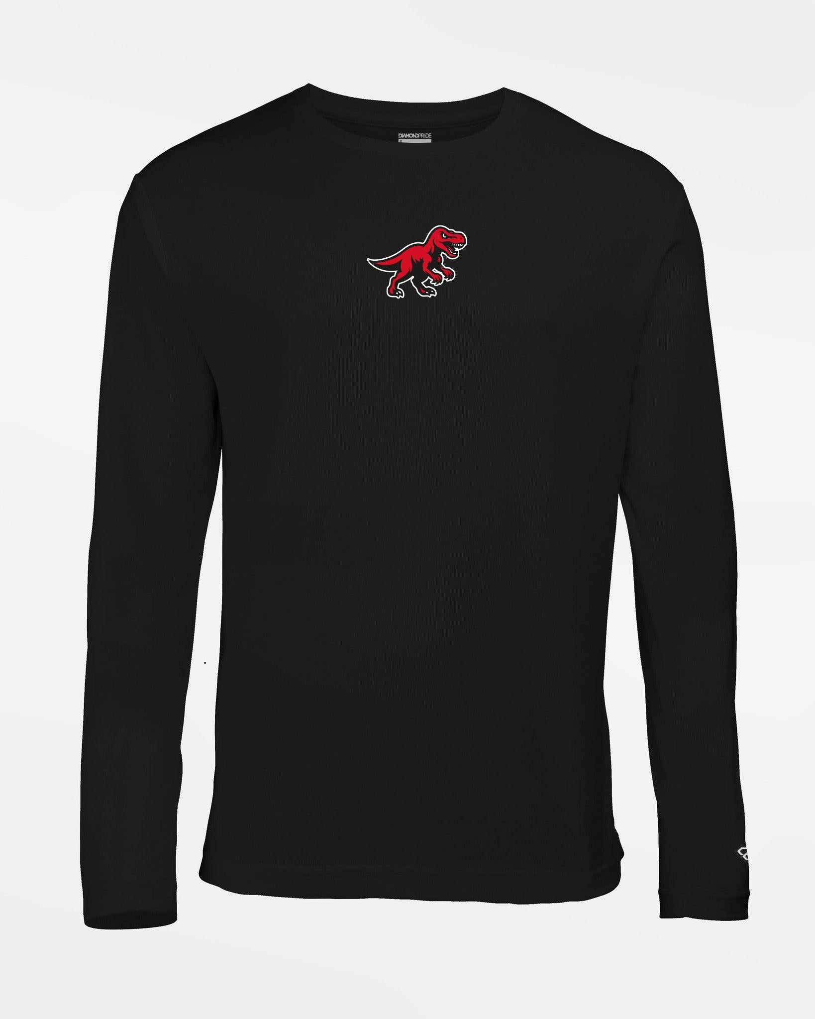 Diamond Pride Basic Functional Longsleeve Shirt "Altdorf Raptors", Dino, schwarz-DIAMOND PRIDE