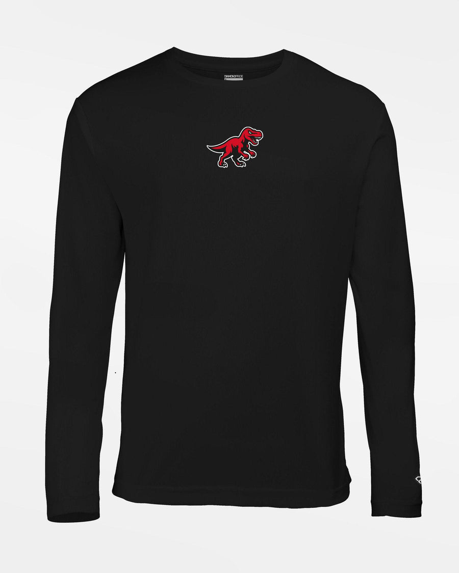 Diamond Pride Basic Functional Longsleeve Shirt "Altdorf Raptors", Dino, schwarz-DIAMOND PRIDE