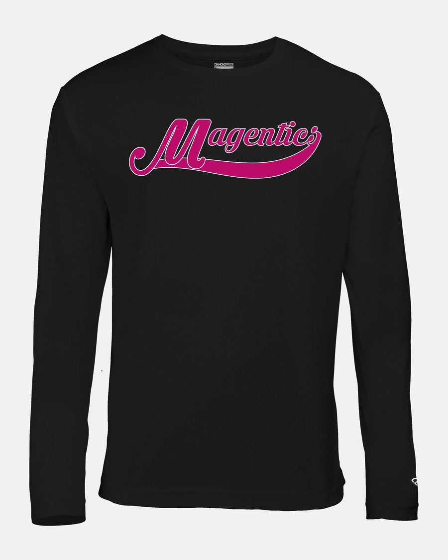 Diamond Pride Basic Functional Longsleeve Shirt "Bonn Magentics", Magentics, schwarz-DIAMOND PRIDE