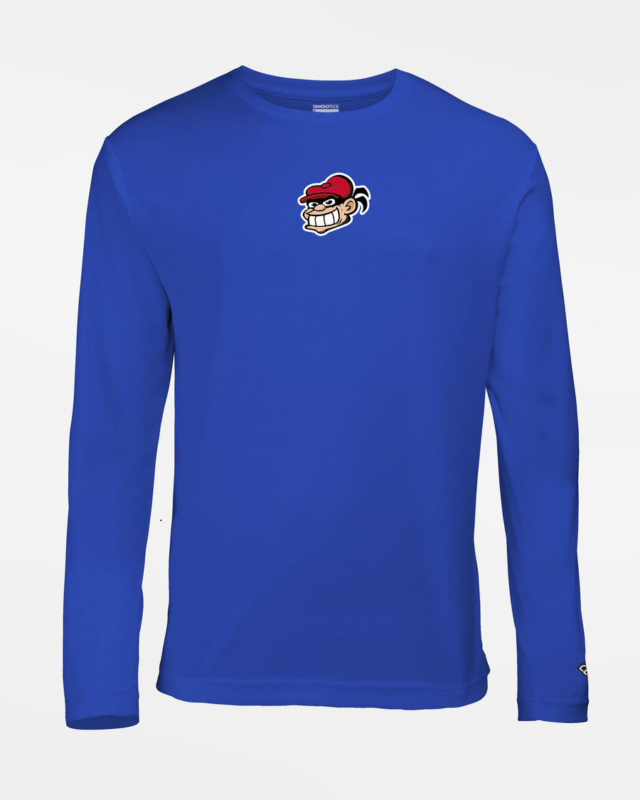 Diamond Pride Basic Functional Longsleeve Shirt "Hamburg Stealers", Head, royal-blau-DIAMOND PRIDE