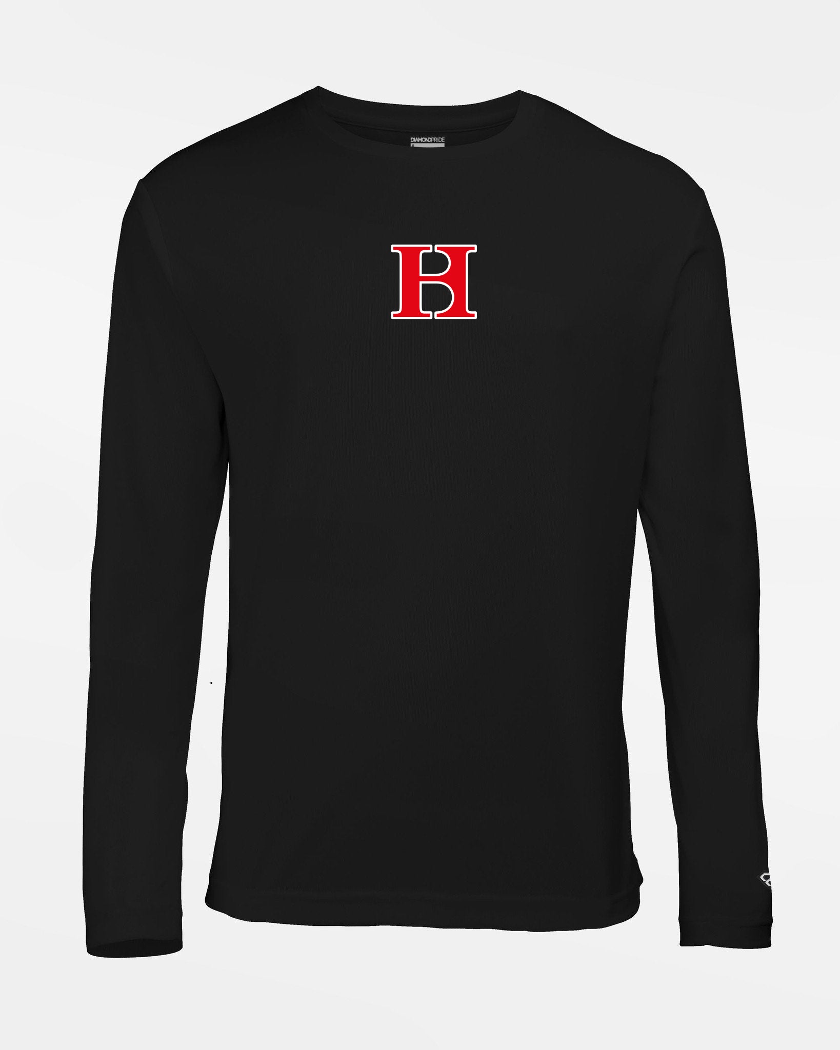 Diamond Pride Basic Functional Longsleeve Shirt "Hard Bulls", HB, schwarz-DIAMOND PRIDE