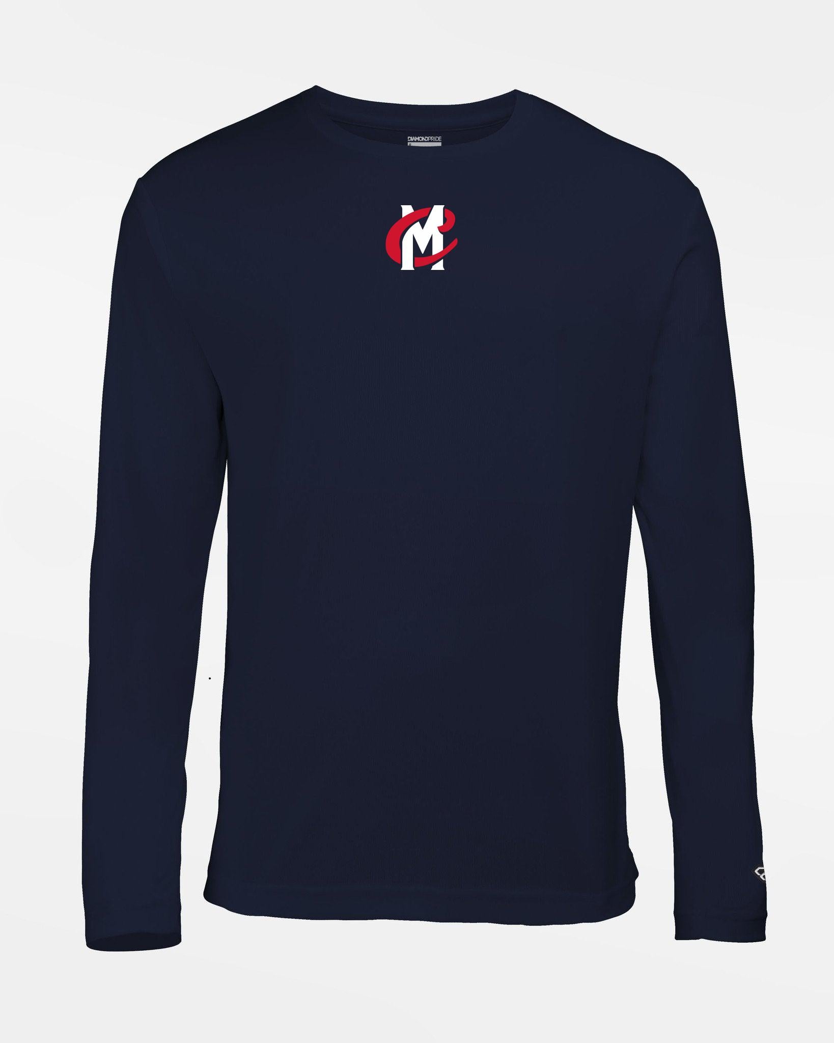 Diamond Pride Basic Functional Longsleeve Shirt "Mühldorf Cubs", MC, navy blau-DIAMOND PRIDE