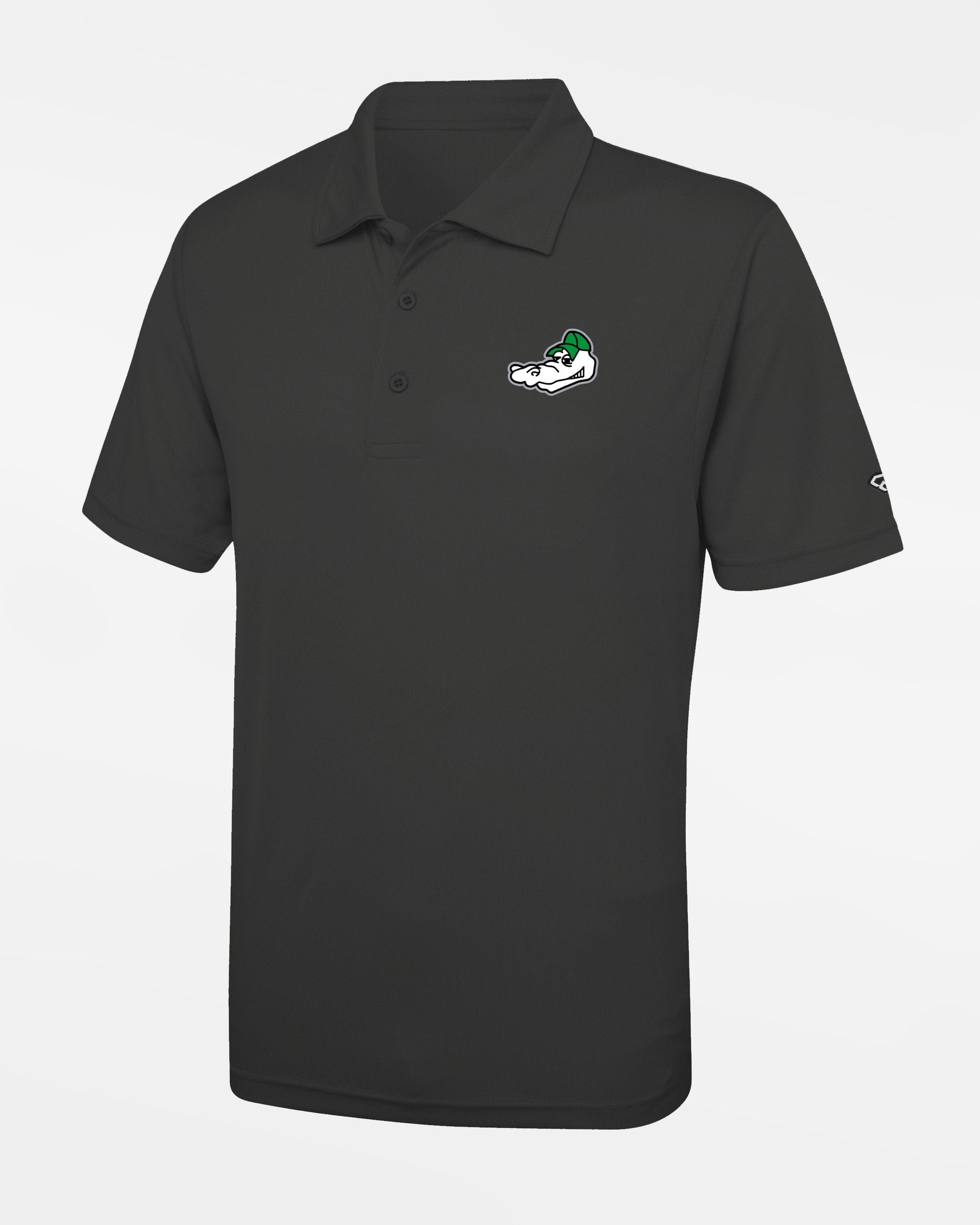 Diamond Pride Basic Functional Polo-Shirt "Augsburg Gators", Head, dunkelgrau-DIAMOND PRIDE