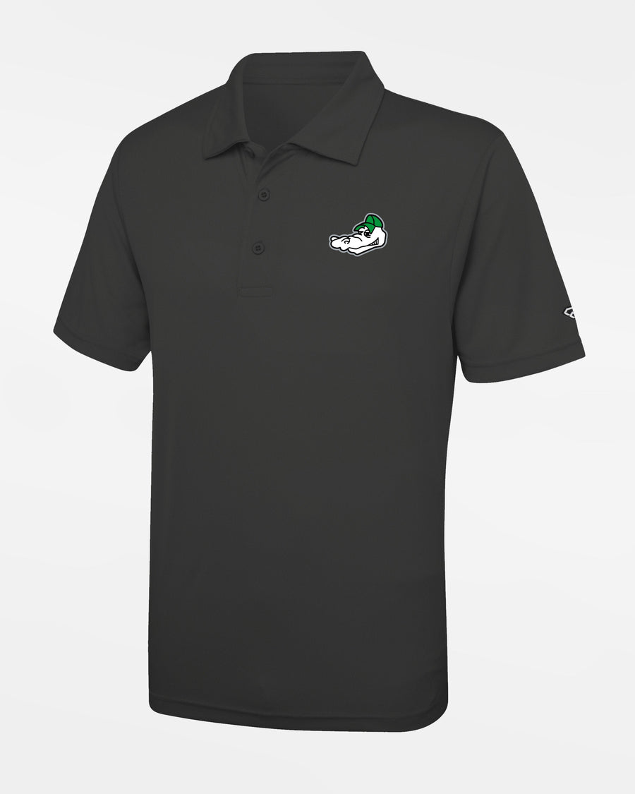 Diamond Pride Basic Functional Polo-Shirt "Augsburg Gators", Head, dunkelgrau-DIAMOND PRIDE