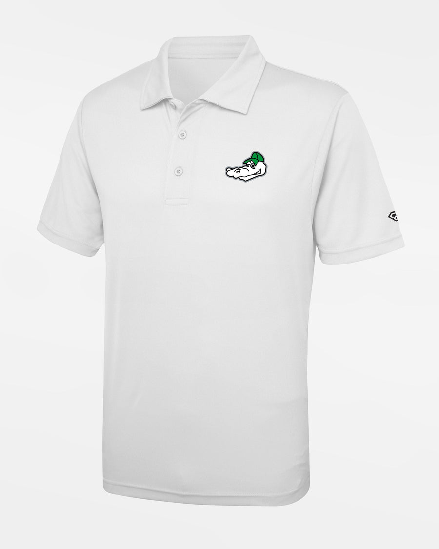 Diamond Pride Basic Functional Polo-Shirt "Augsburg Gators", Head, weiss-DIAMOND PRIDE