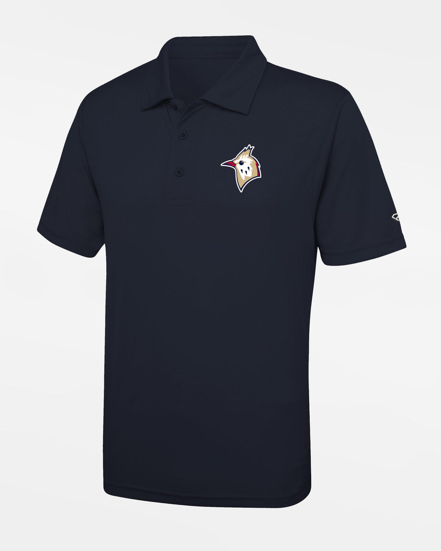 Diamond Pride Basic Functional Polo-Shirt "Berlin Skylarks", Bird, navy blau-DIAMOND PRIDE