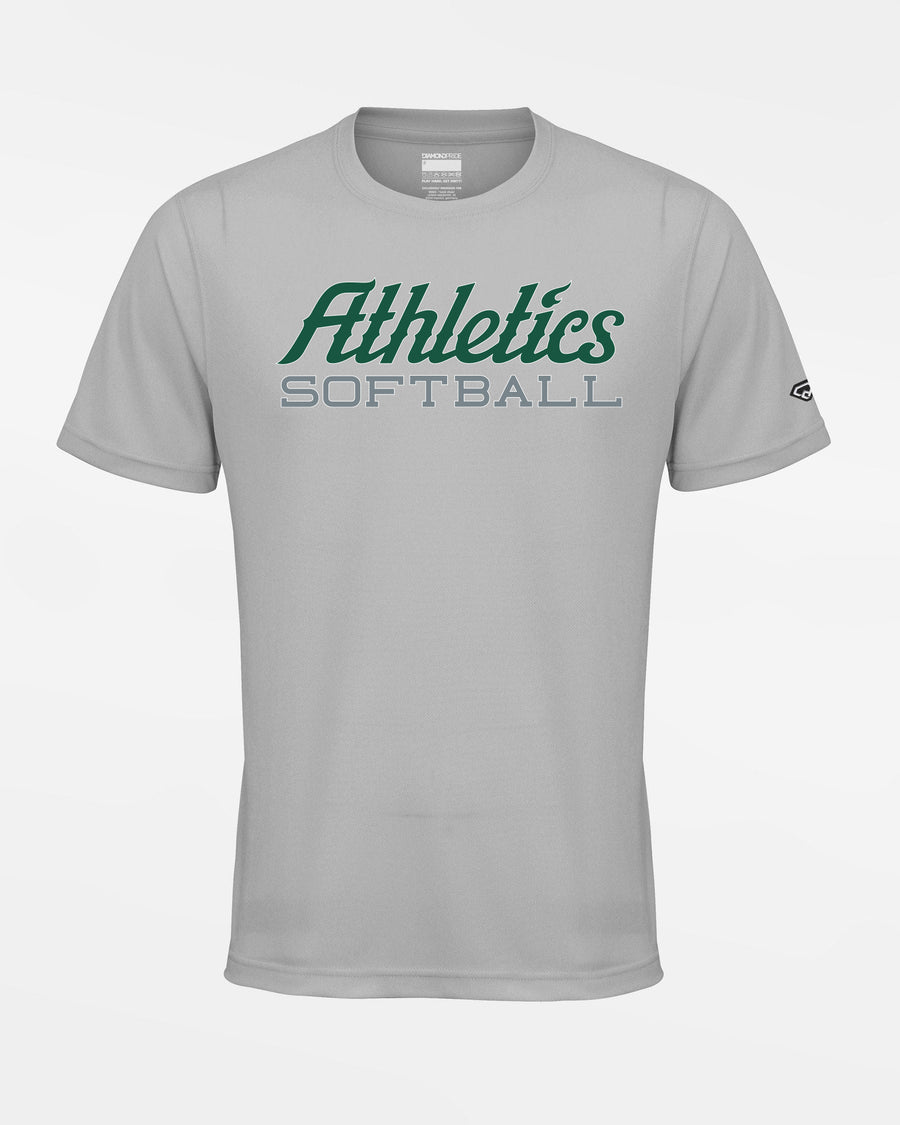 Diamond Pride Basic Functional T-Shirt "Attnang Athletics", Softball, grau-DIAMOND PRIDE