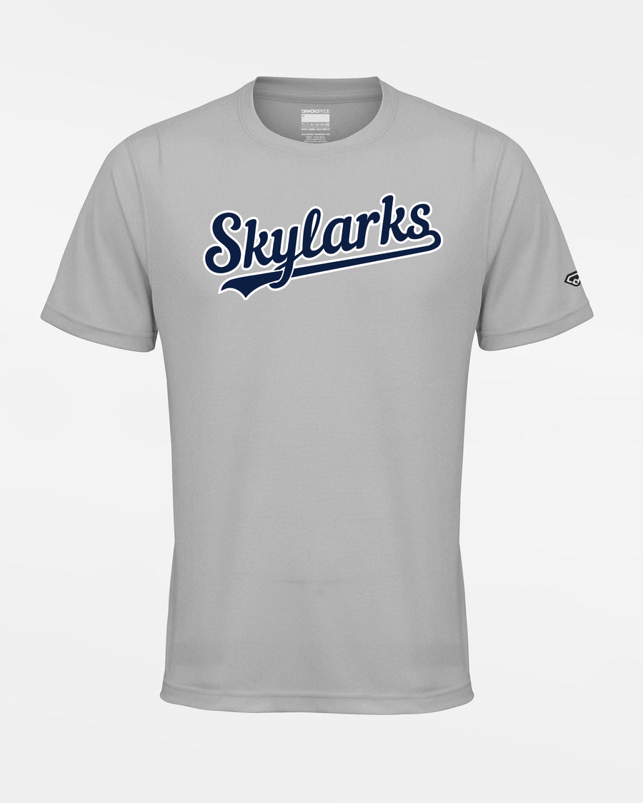 Diamond Pride Basic Functional T-Shirt "Berlin Skylarks", Script, grau-DIAMOND PRIDE