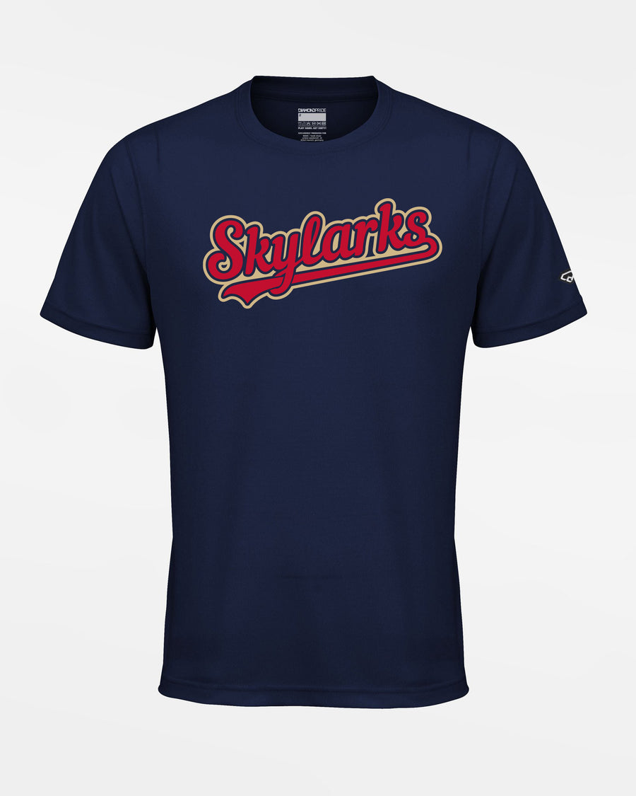 Diamond Pride Basic Functional T-Shirt "Berlin Skylarks", Script, navy blau-DIAMOND PRIDE