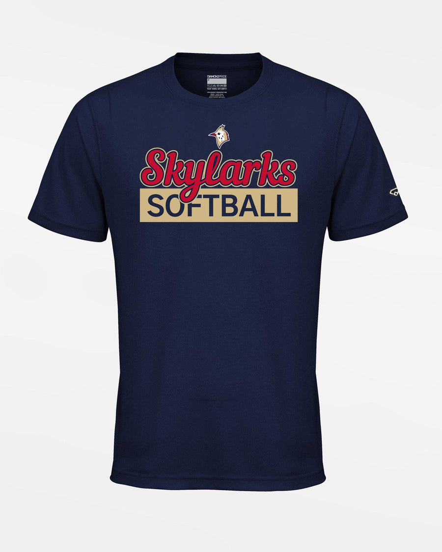 Diamond Pride Basic Functional T-Shirt "Berlin Skylarks", Softball, navy blau-DIAMOND PRIDE