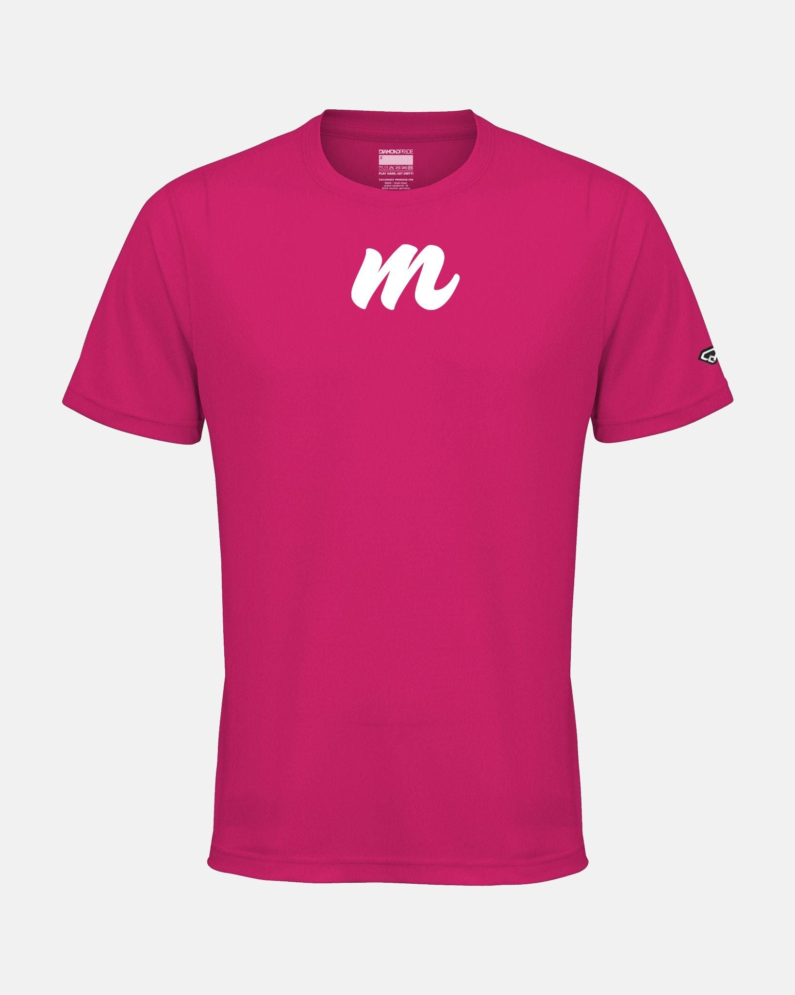 Diamond Pride Basic Functional T-Shirt "Bonn Magentics", M, pink-DIAMOND PRIDE