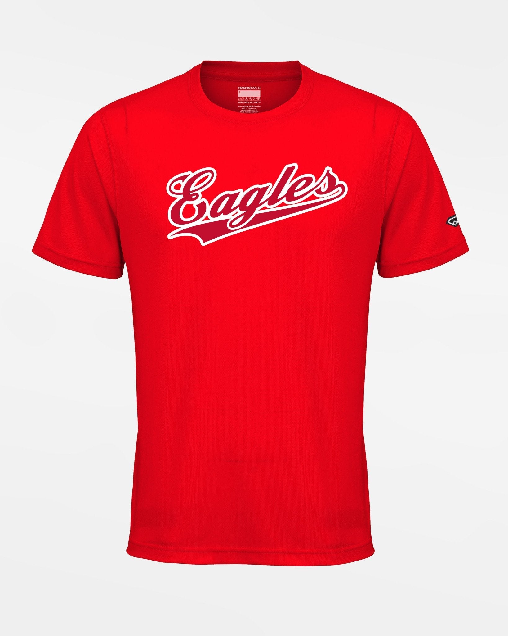 Diamond Pride Basic Functional T-Shirt "Frankfurt Eagles", Eagles, rot-DIAMOND PRIDE