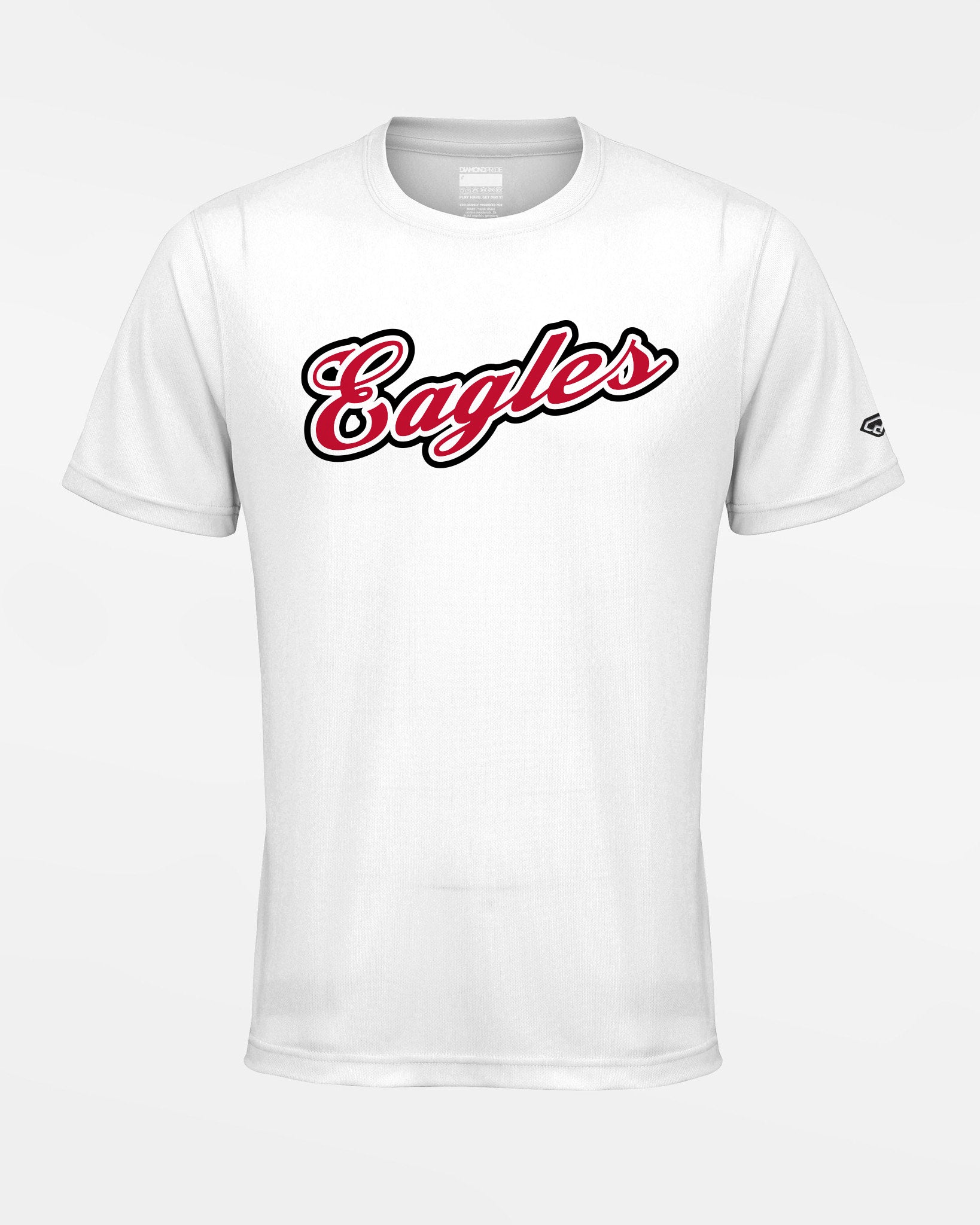 Diamond Pride Basic Functional T-Shirt "Frankfurt Eagles", Eagles, weiss-DIAMOND PRIDE