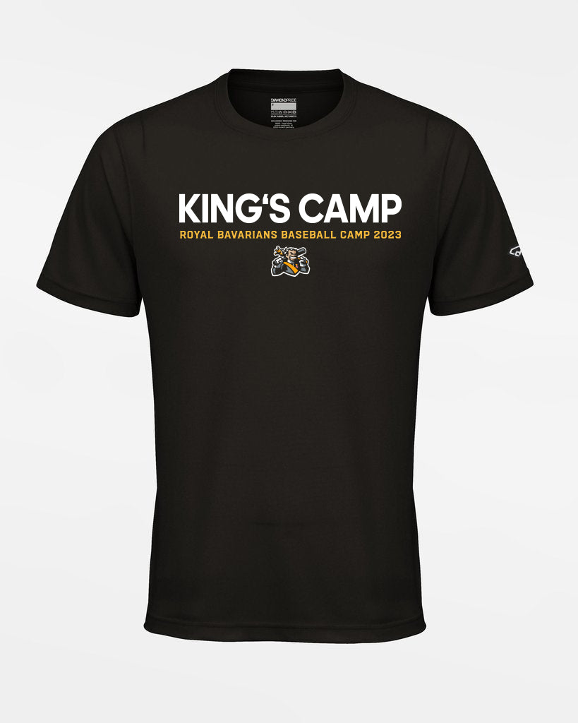 Diamond Pride Basic Functional T-Shirt "Füssen Royal Bavarians", King's Camp 2023, schwarz-DIAMOND PRIDE