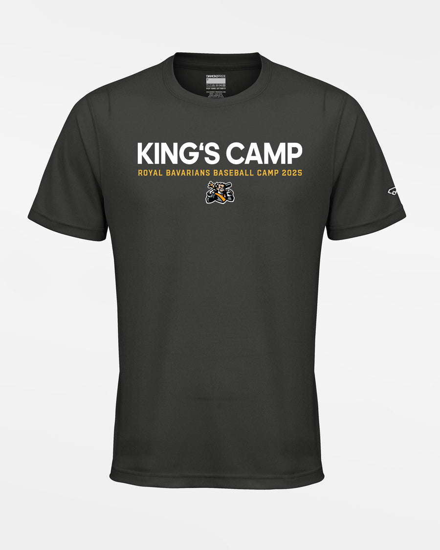 Diamond Pride Basic Functional T-Shirt "Füssen Royal Bavarians", King's Camp 2025, dunkelgrau-DIAMOND PRIDE