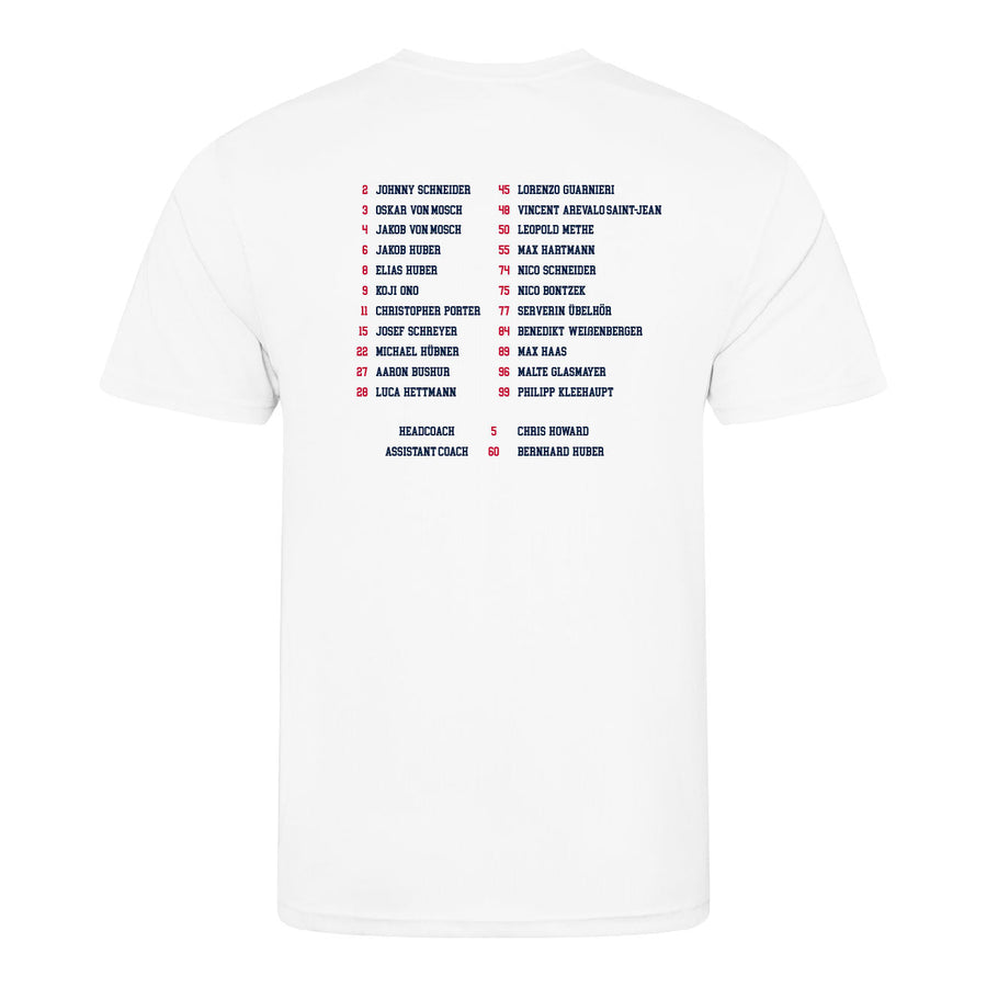 Diamond Pride Basic Functional T-Shirt "Gauting Champions 2023", weiss - SONDERPREIS-DIAMOND PRIDE