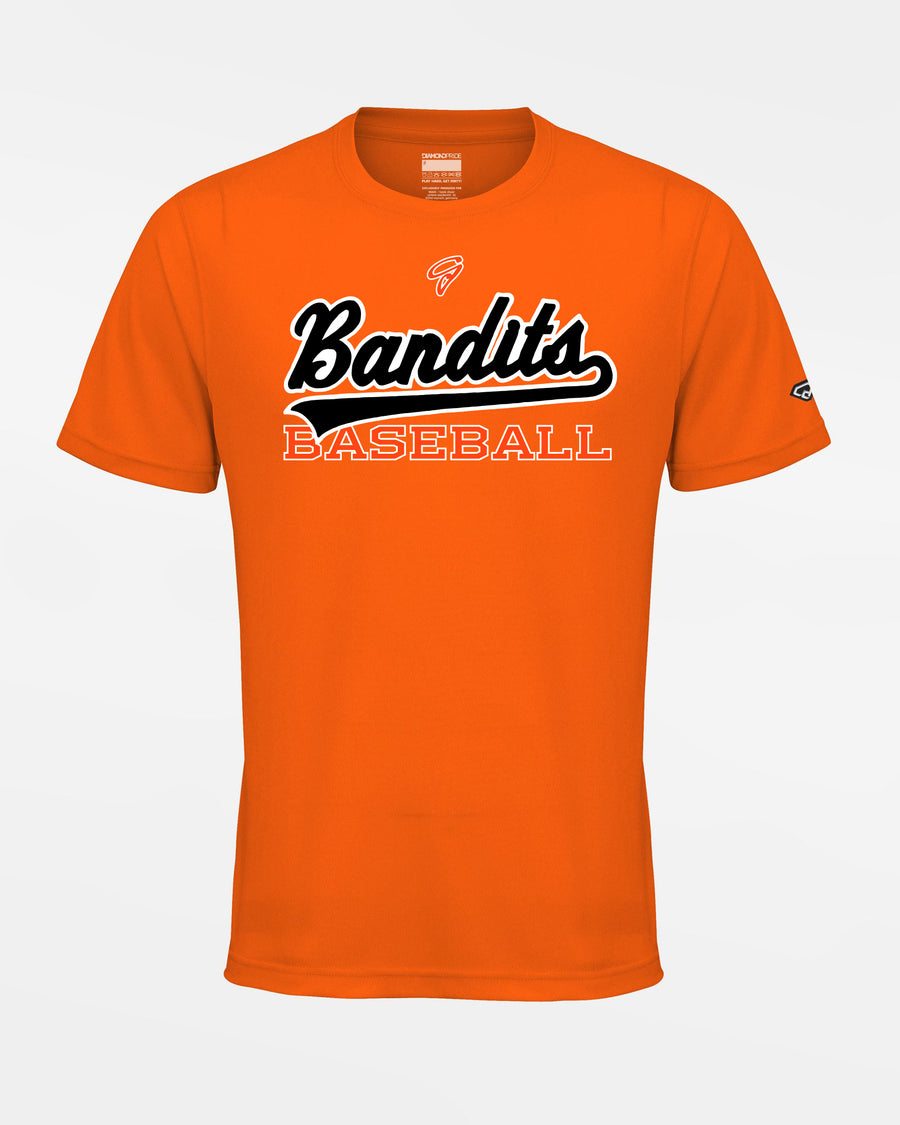 Diamond Pride Basic Functional T-Shirt "Gröbenzell Bandits", Baseball, orange-DIAMOND PRIDE
