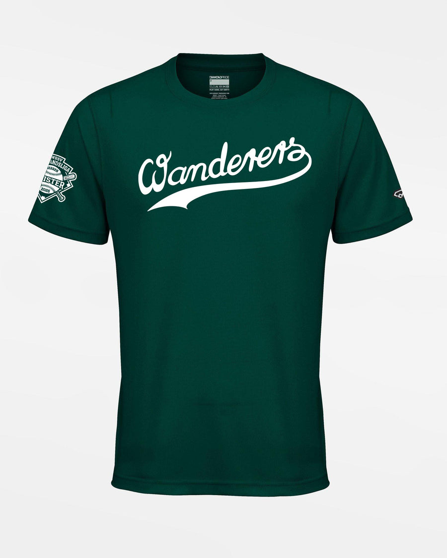 Diamond Pride Basic Functional T-Shirt "Herrenberg Wanderers", Meister 2026, dunkelgrün-DIAMOND PRIDE