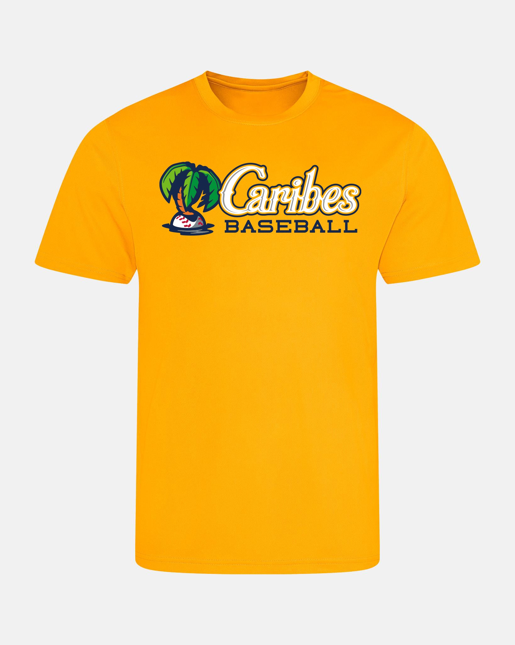 Diamond Pride Basic Functional T-Shirt "Munich Caribes", Baseball, gelb-DIAMOND PRIDE