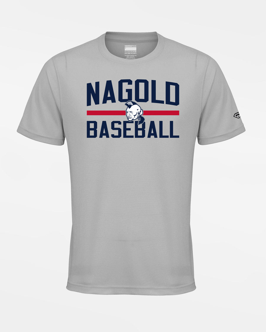 Diamond Pride Basic Functional T-Shirt "Nagold Mohawks", Baseball, grau-DIAMOND PRIDE