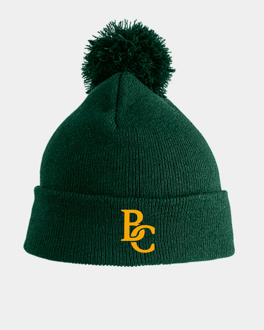 Diamond Pride Basic PomPom Beanie, "Bonn Capitals", BC, dunkelgrün-DIAMOND PRIDE