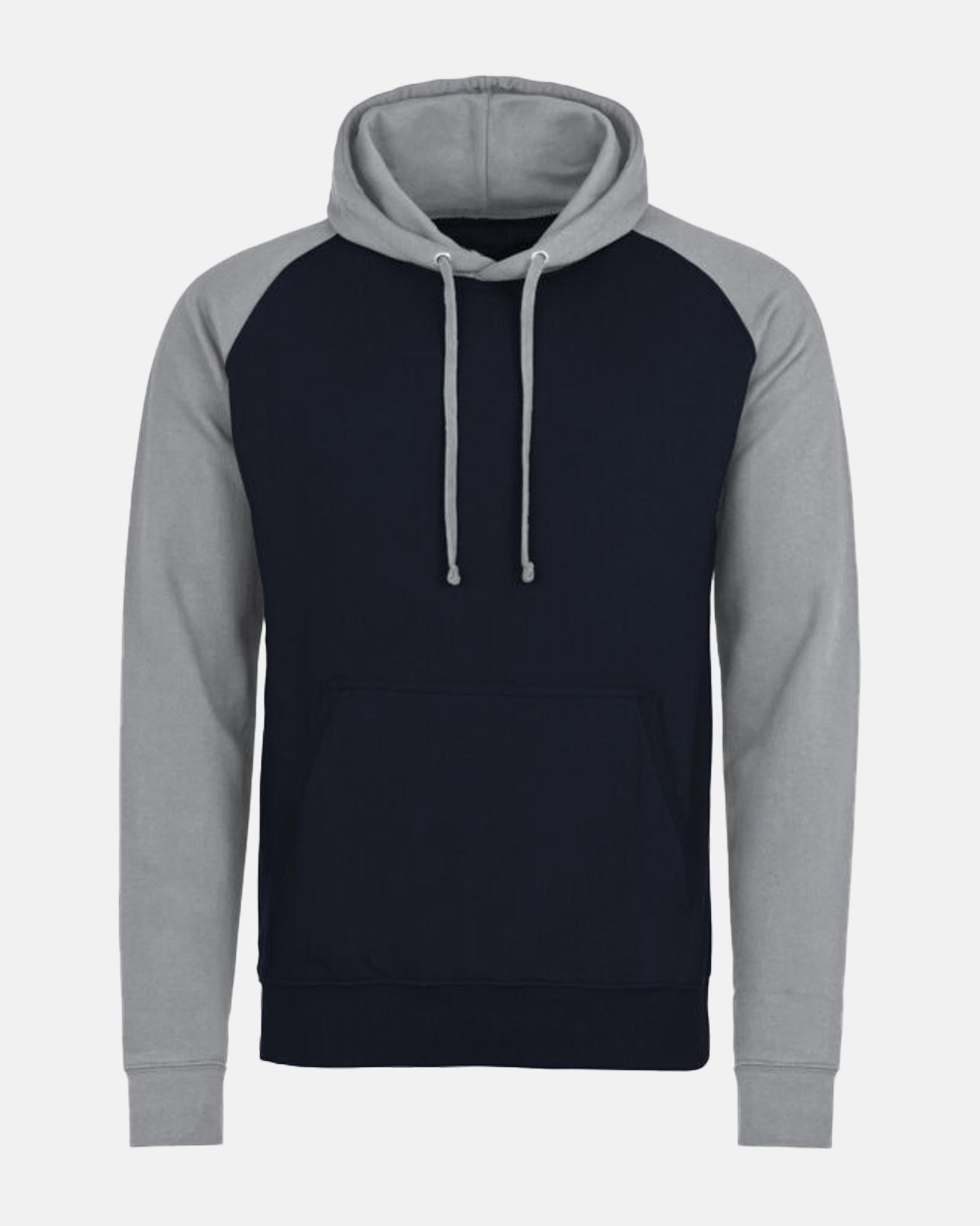 Diamond Pride Basic Raglan Hoodie, navy-heather grau-DIAMOND PRIDE