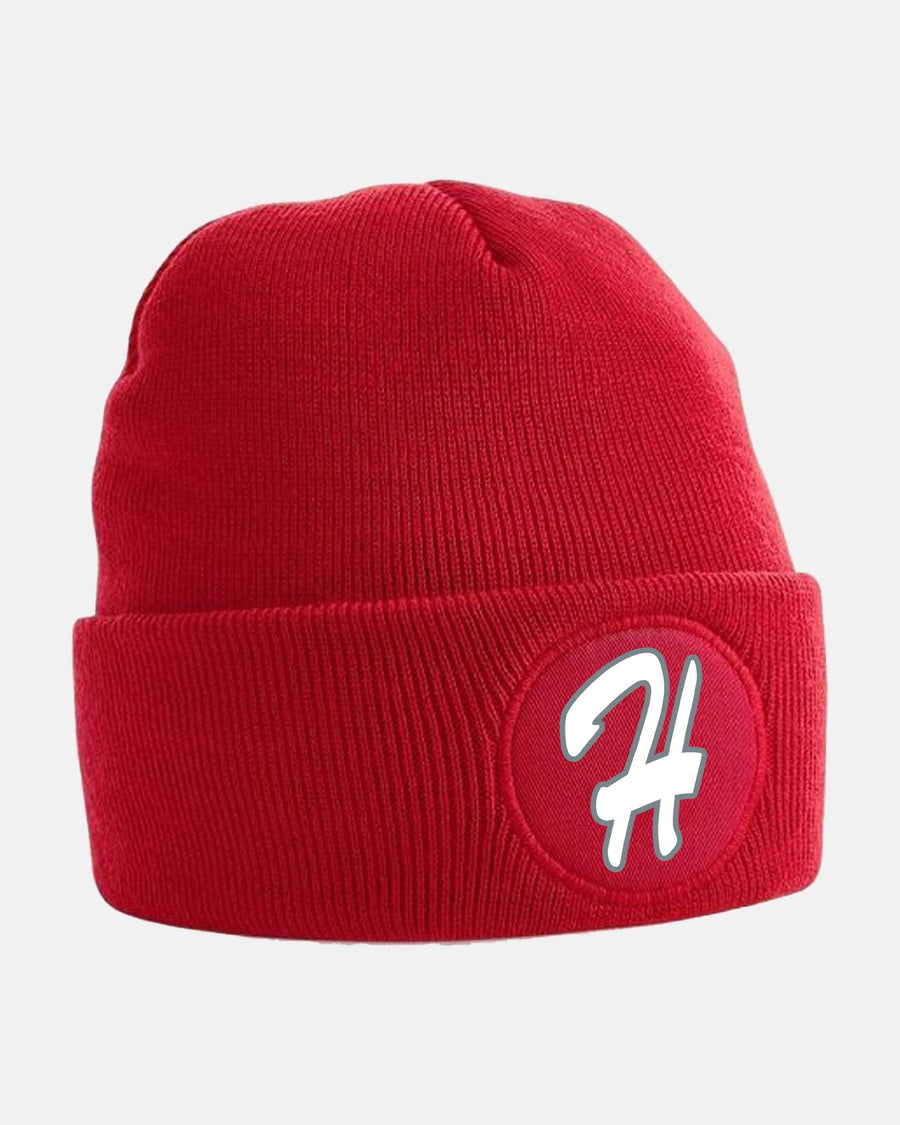 Diamond Pride Circle Patch Beanie "Gramastetten Highlanders", H, rot