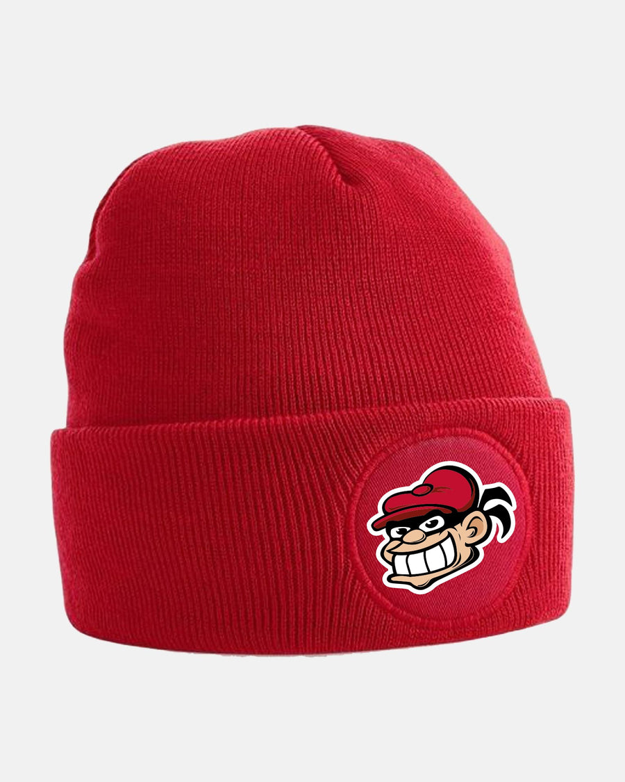 Diamond Pride Circle Patch Beanie "Hamburg Stealers", Head, rot