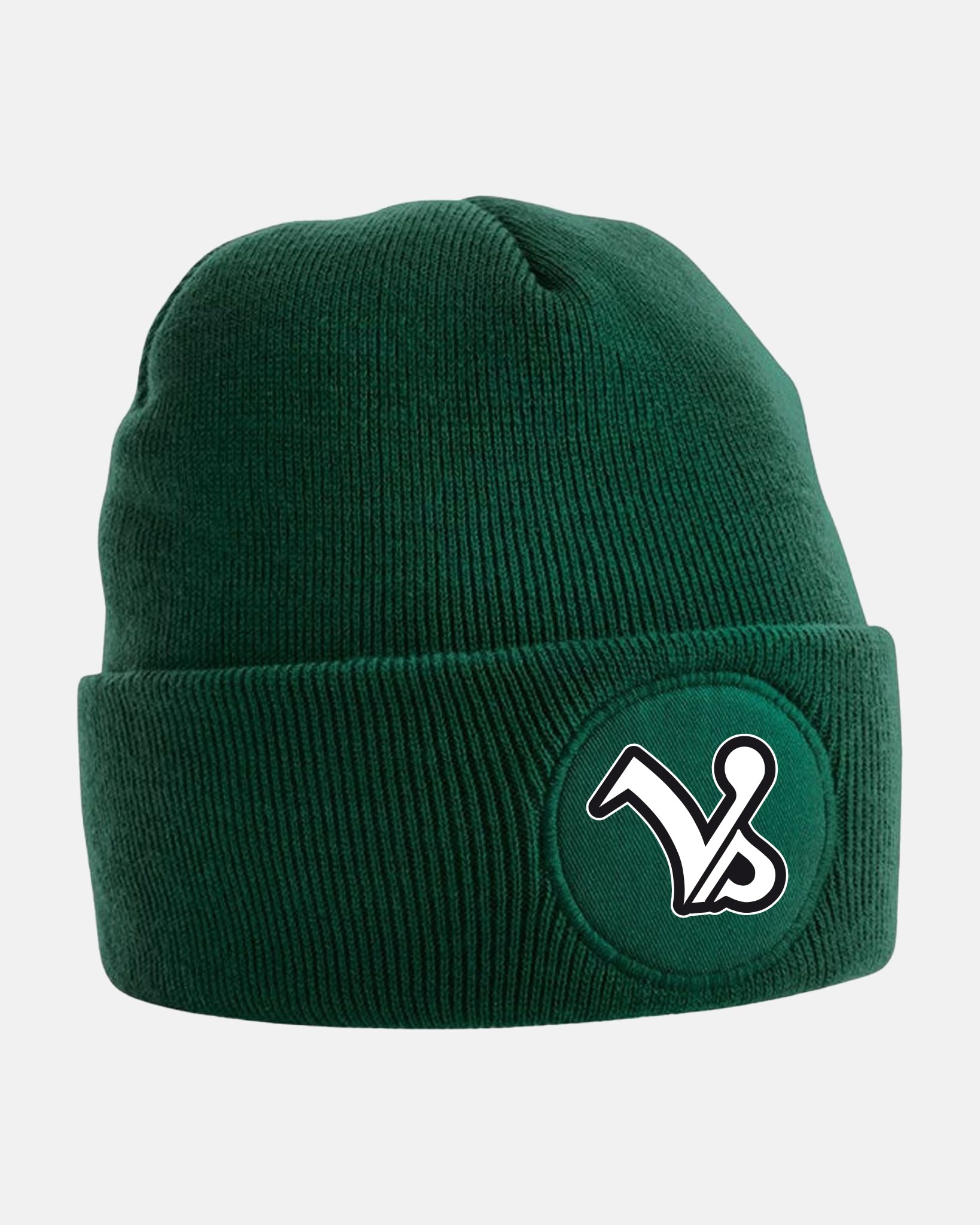 Diamond Pride Circle Patch Beanie „Kufstein Vikings“, VS, dunkelgrün