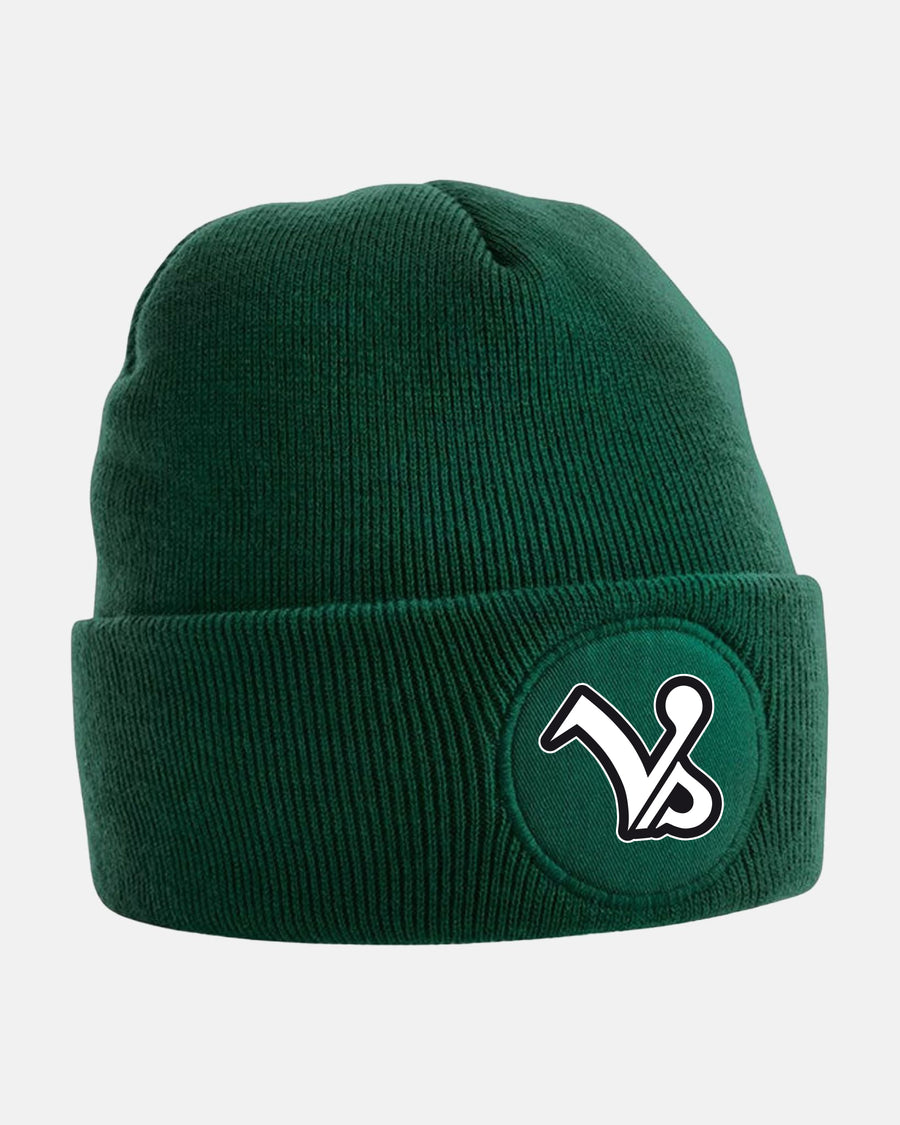 Diamond Pride Circle Patch Beanie „Kufstein Vikings“, VS, dunkelgrün