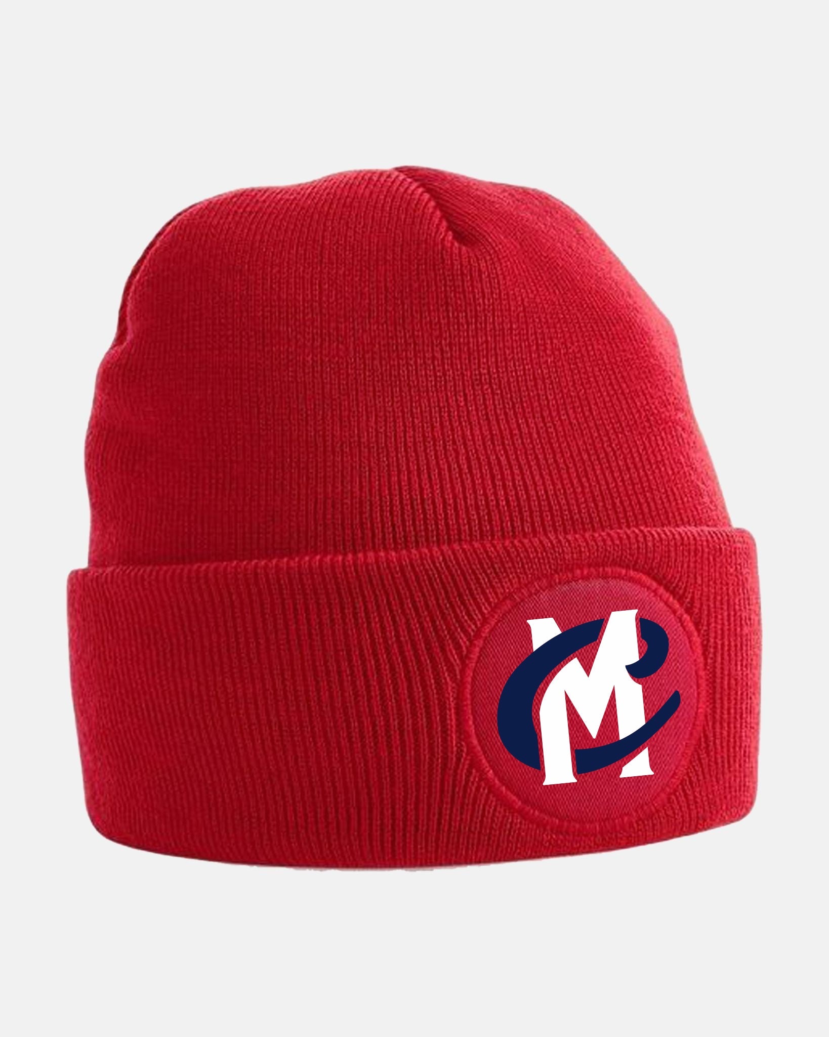 Diamond Pride Circle Patch Beanie "Mühldorf Cubs", MC, rot