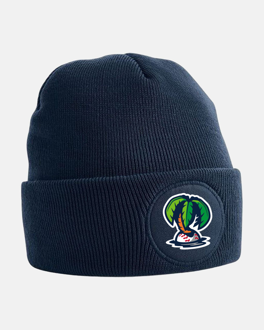 Diamond Pride Circle Patch Beanie "Munich Caribes", Palme, navy blau
