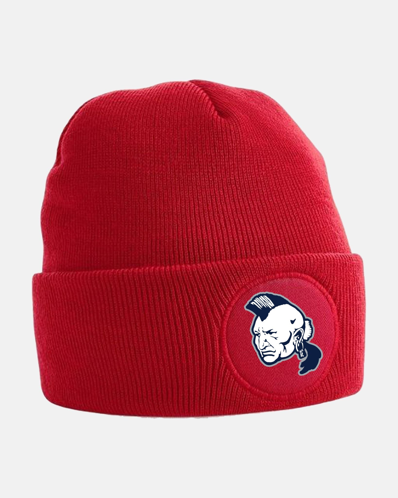 Diamond Pride Circle Patch Beanie "Nagold Mohawks", Head, rot