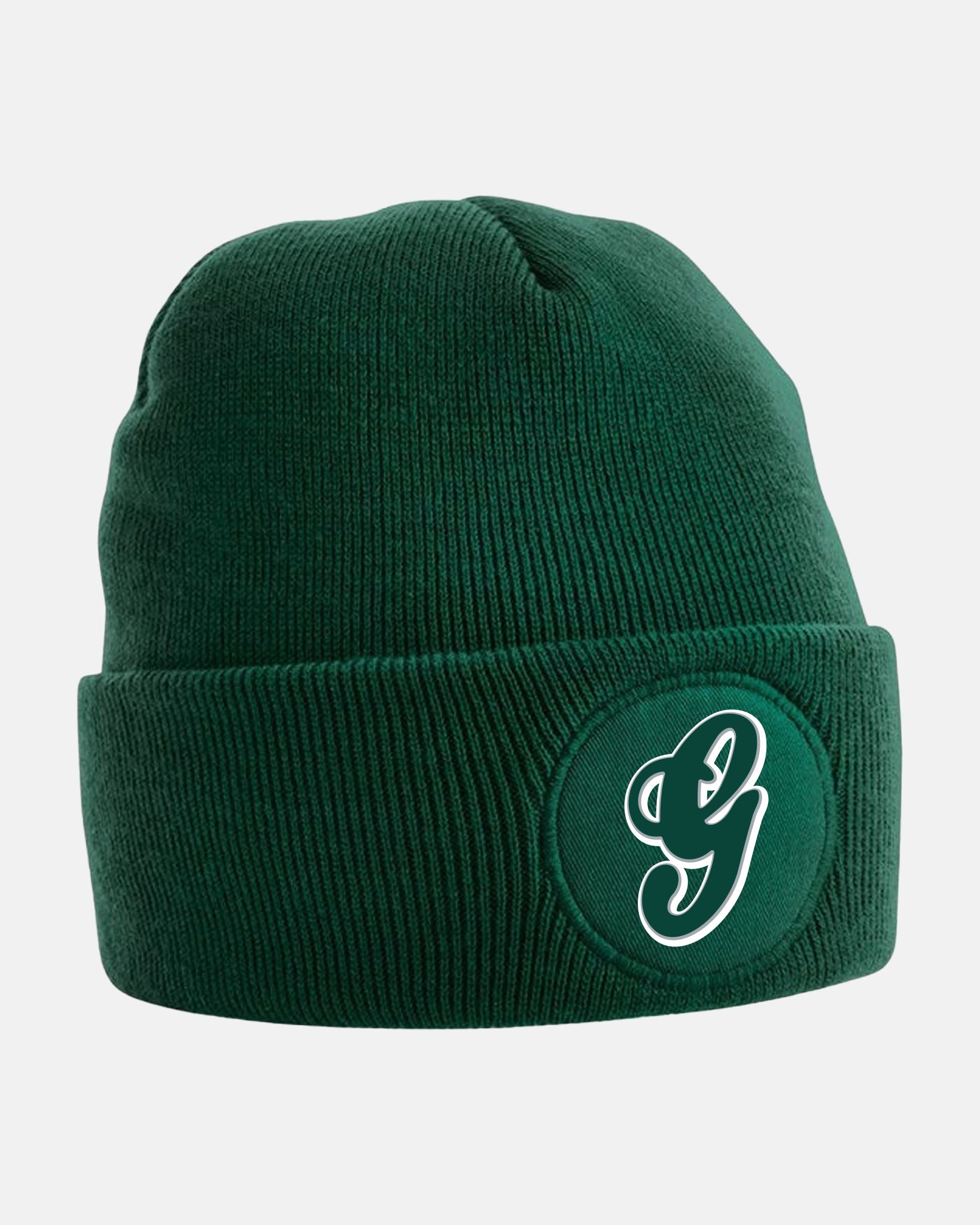 Diamond Pride Circle Patch Beanie "Niederlamitz Greens", G, dunkelgrün
