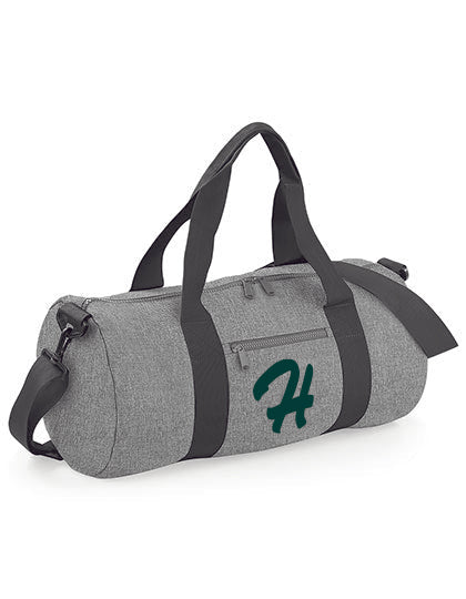 Diamond Pride Duffle GymBag "Herrenberg Wanderers", H, heather grau-schwarz-DIAMOND PRIDE