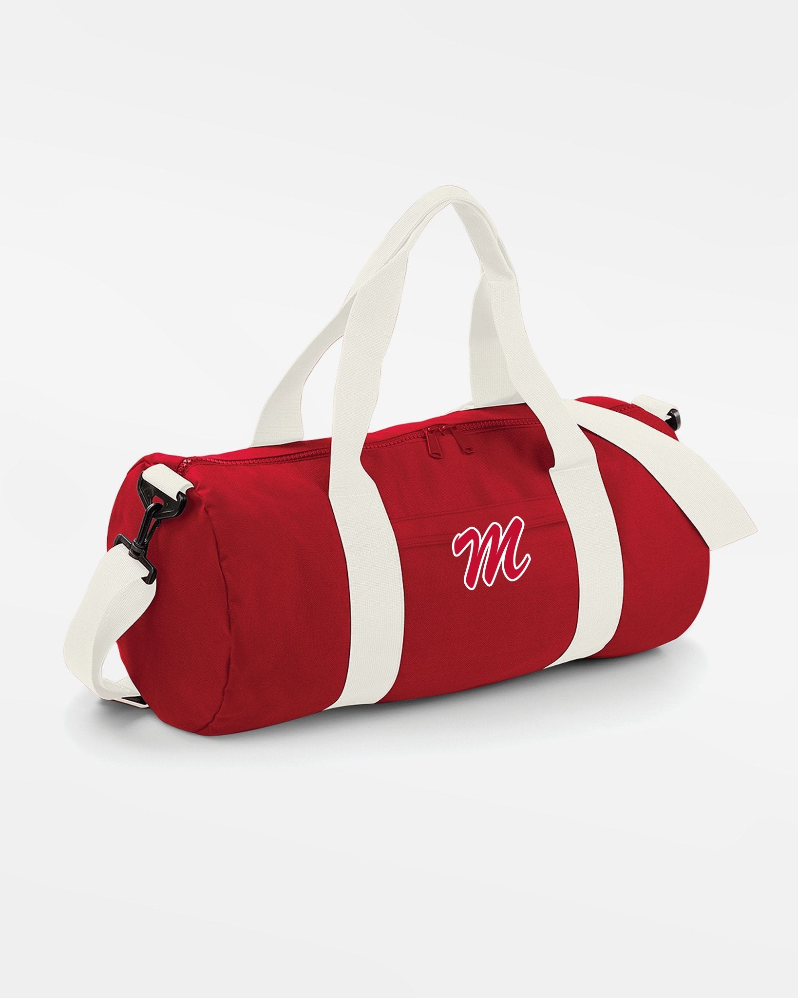 Diamond Pride Duffle GymBag "Nagold Mohawks", M, rot - weiss-DIAMOND PRIDE