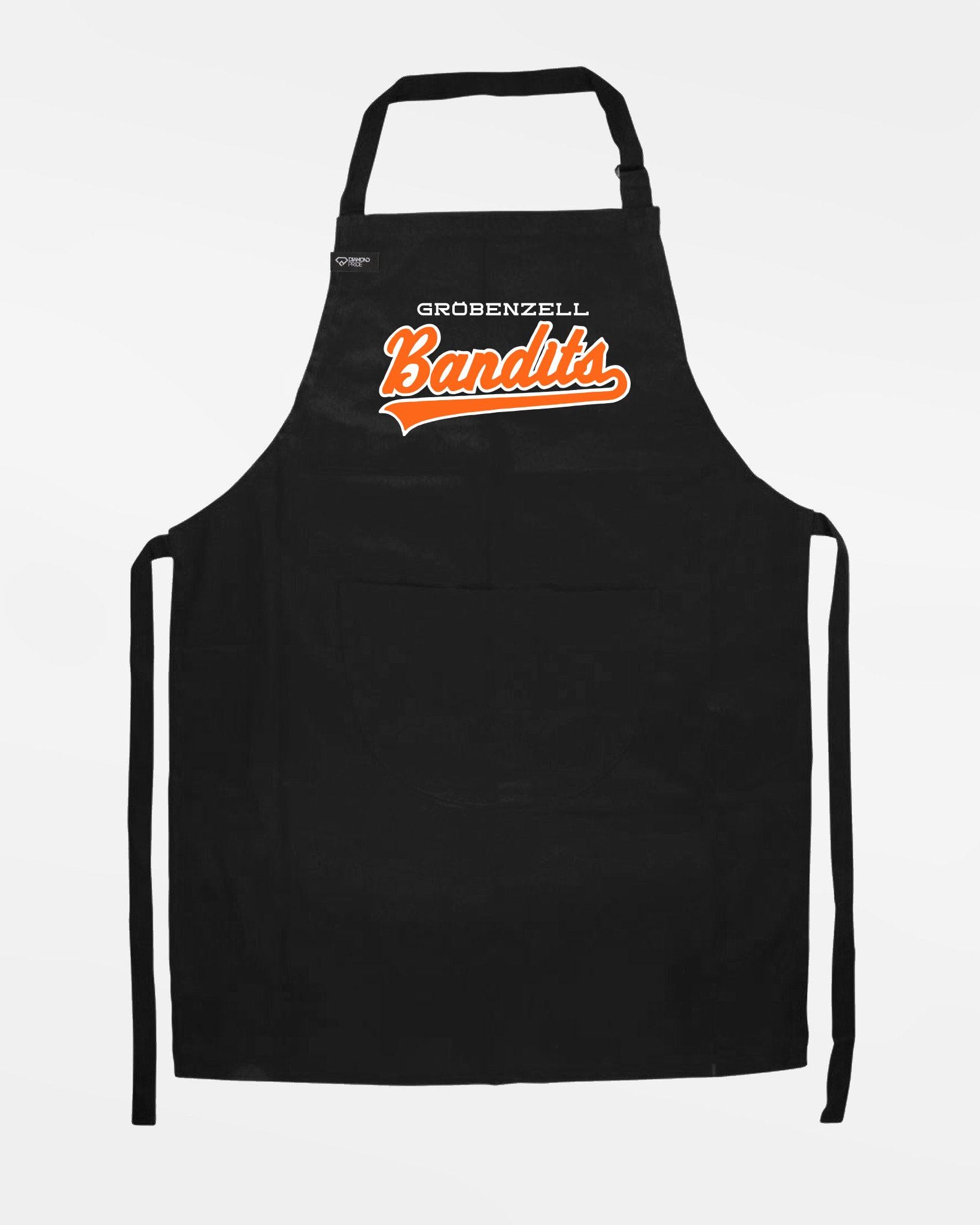 Diamond Pride Grillschürze & Kochschürze "Gröbenzell Bandits", City, schwarz-DIAMOND PRIDE