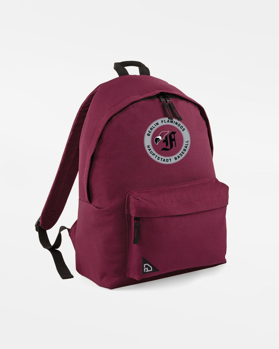 Diamond Pride Junior Basic Rucksack, "Berlin Flamingos", Crest Baseball, burgundy-DIAMOND PRIDE