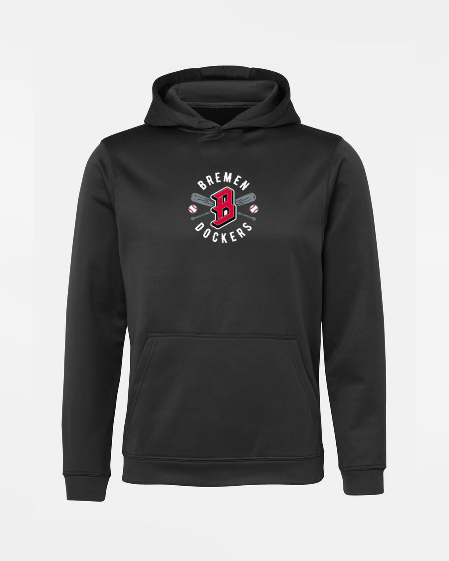 Diamond Pride Kids Basic Functional Hoodie "Bremen Dockers", Crest, schwarz-DIAMOND PRIDE
