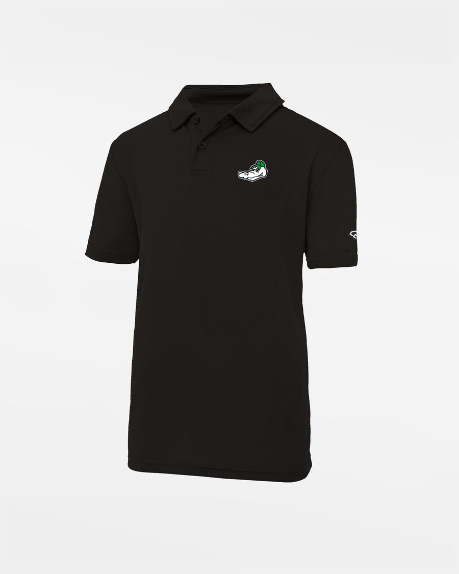 Diamond Pride Kids Basic Functional Polo-Shirt "Augsburg Gators", Head, schwarz-DIAMOND PRIDE