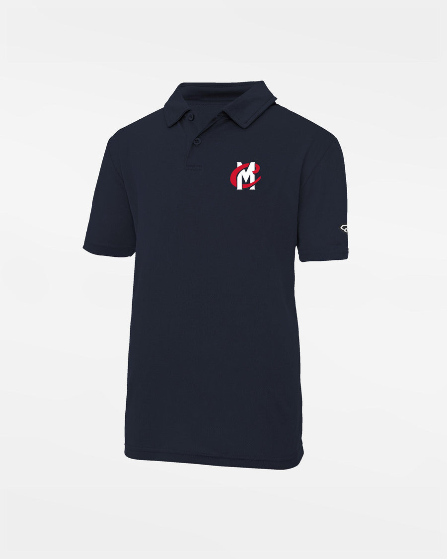 Diamond Pride Kids Basic Functional Polo-Shirt "Mühldorf Cubs", MC, navy blau-DIAMOND PRIDE