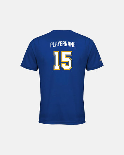 Diamond Pride Kids Basic Functional T-Shirt "Altdorf Icesharks", Name & Player Number, royal-blau-DIAMOND PRIDE