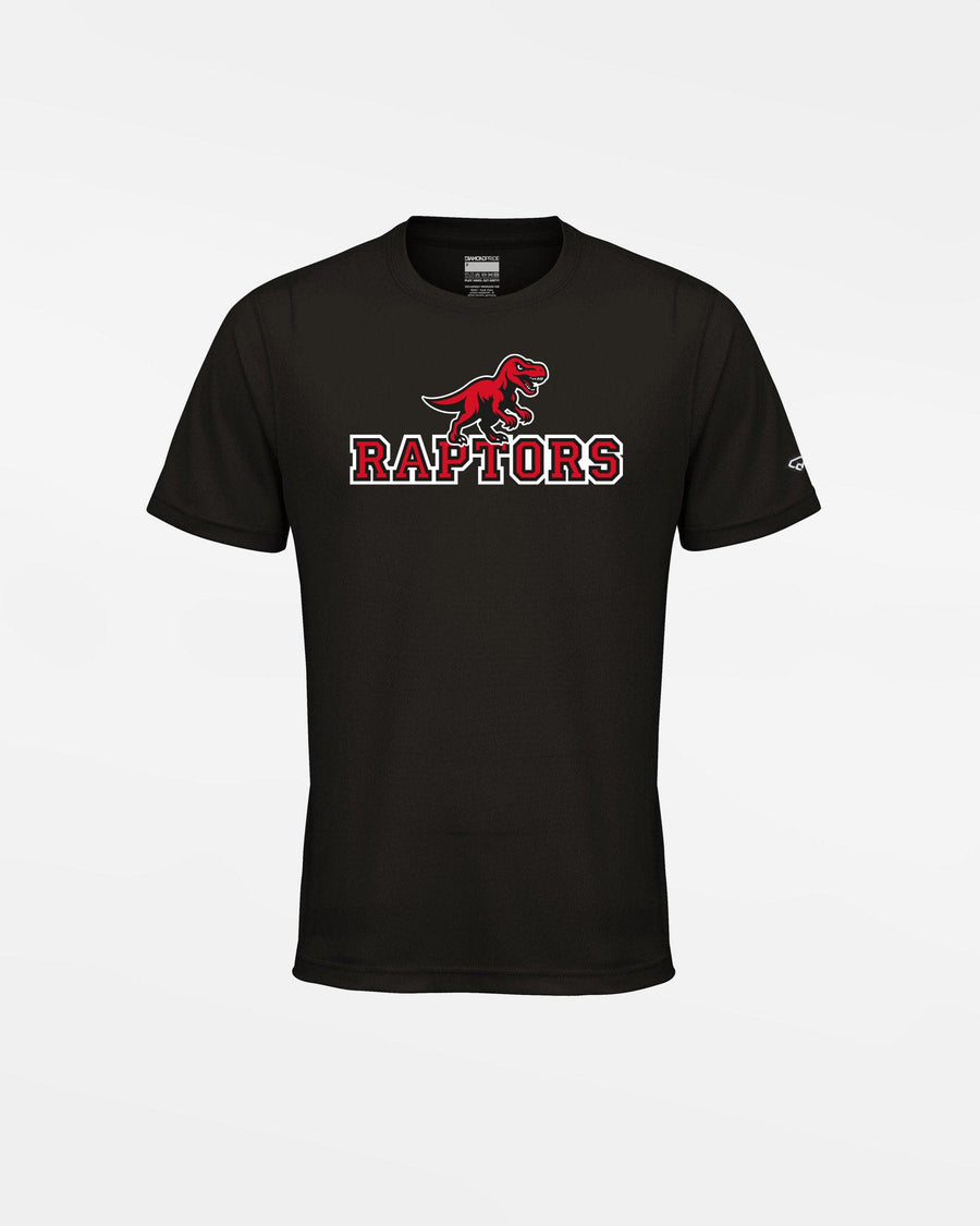 Diamond Pride Kids Basic Functional T-Shirt "Altdorf Raptors", Primary Logo, schwarz-DIAMOND PRIDE