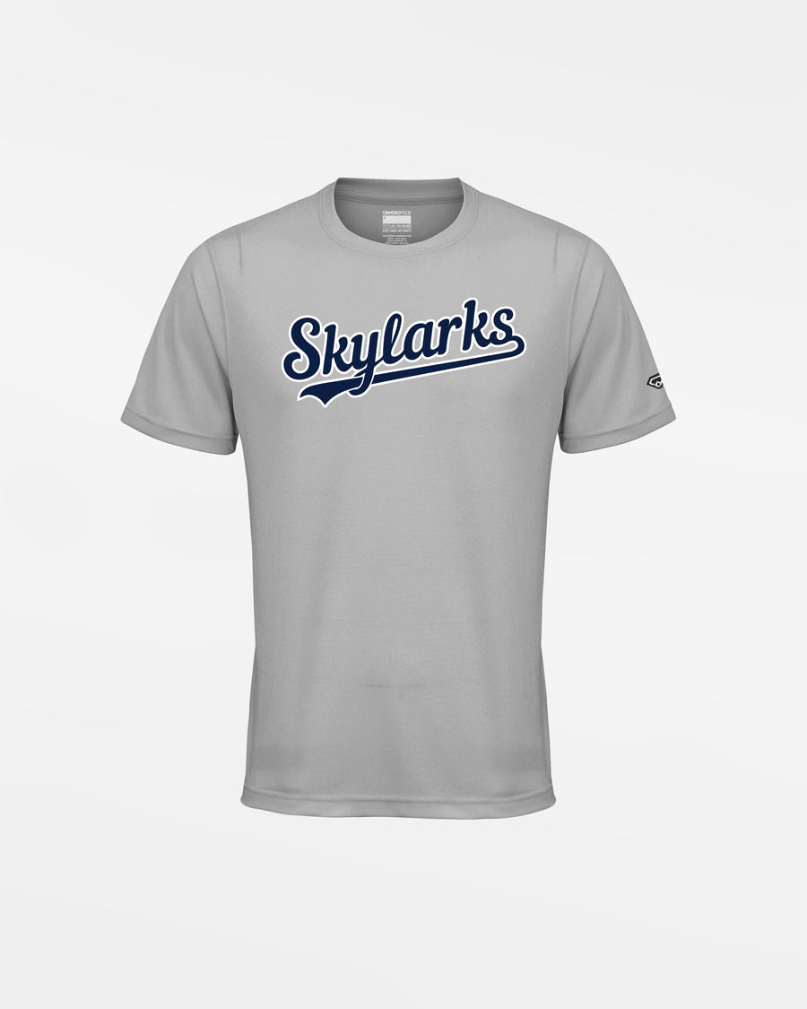 Diamond Pride Kids Basic Functional T-Shirt "Berlin Skylarks", Script, grau-DIAMOND PRIDE